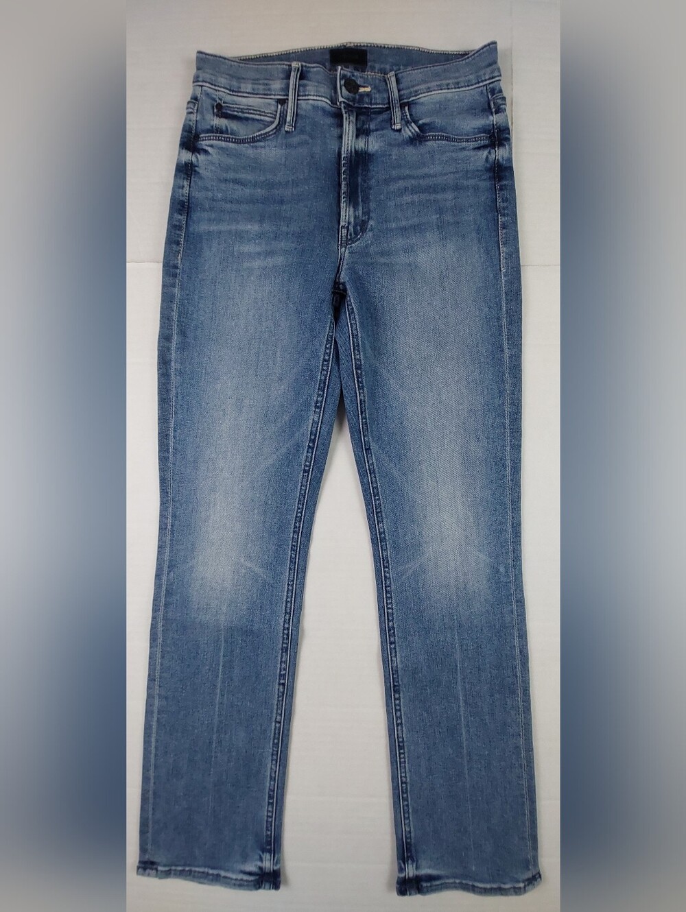 Mother Mid Rise Dazzler Ankle Jeans Womens Size 26x27 Blue Denim Style 1686-104